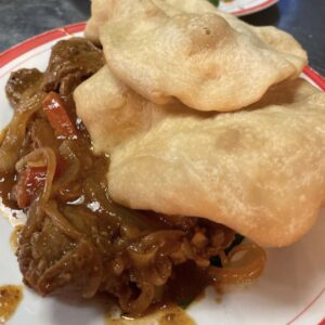 Bistec encebollado